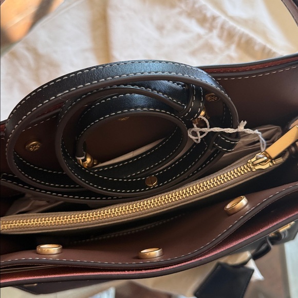 Tory Burch Lee Radziwill Small Elegant Black Handbag 👜 NWT - Picture 11 of 11